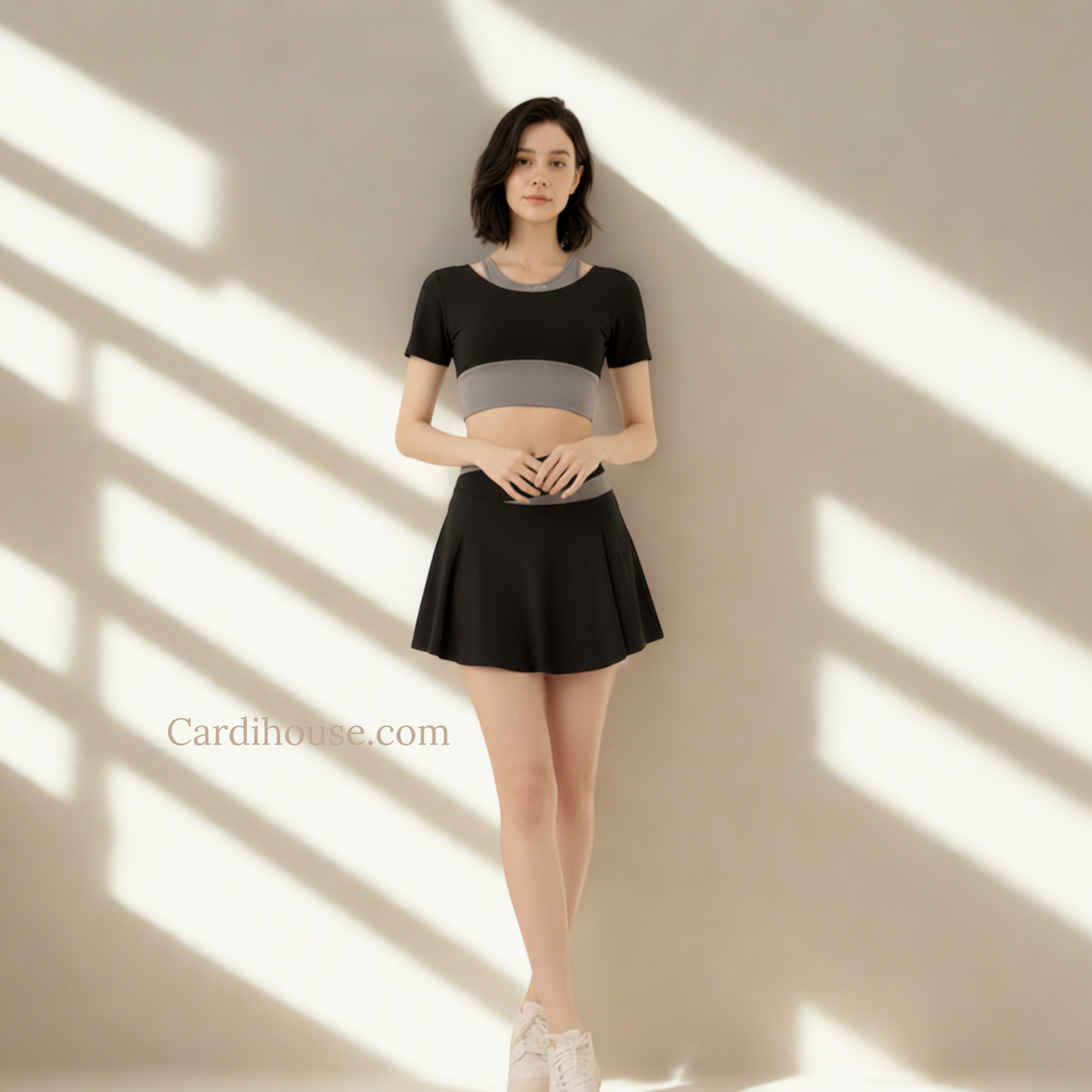 SET ĐỒ THỂ THAO NỮ MÀU ĐEN CH-PK003