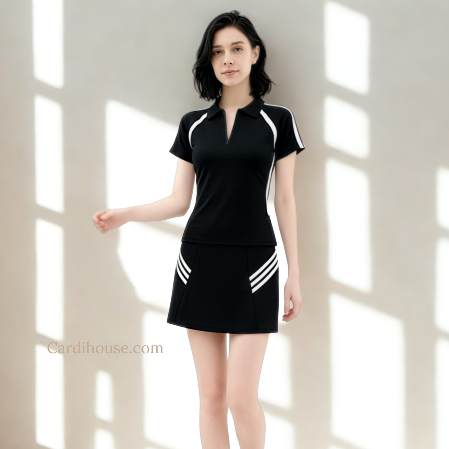 SET ĐỒ THỂ THAO NỮ MÀU ĐEN CH- PK005