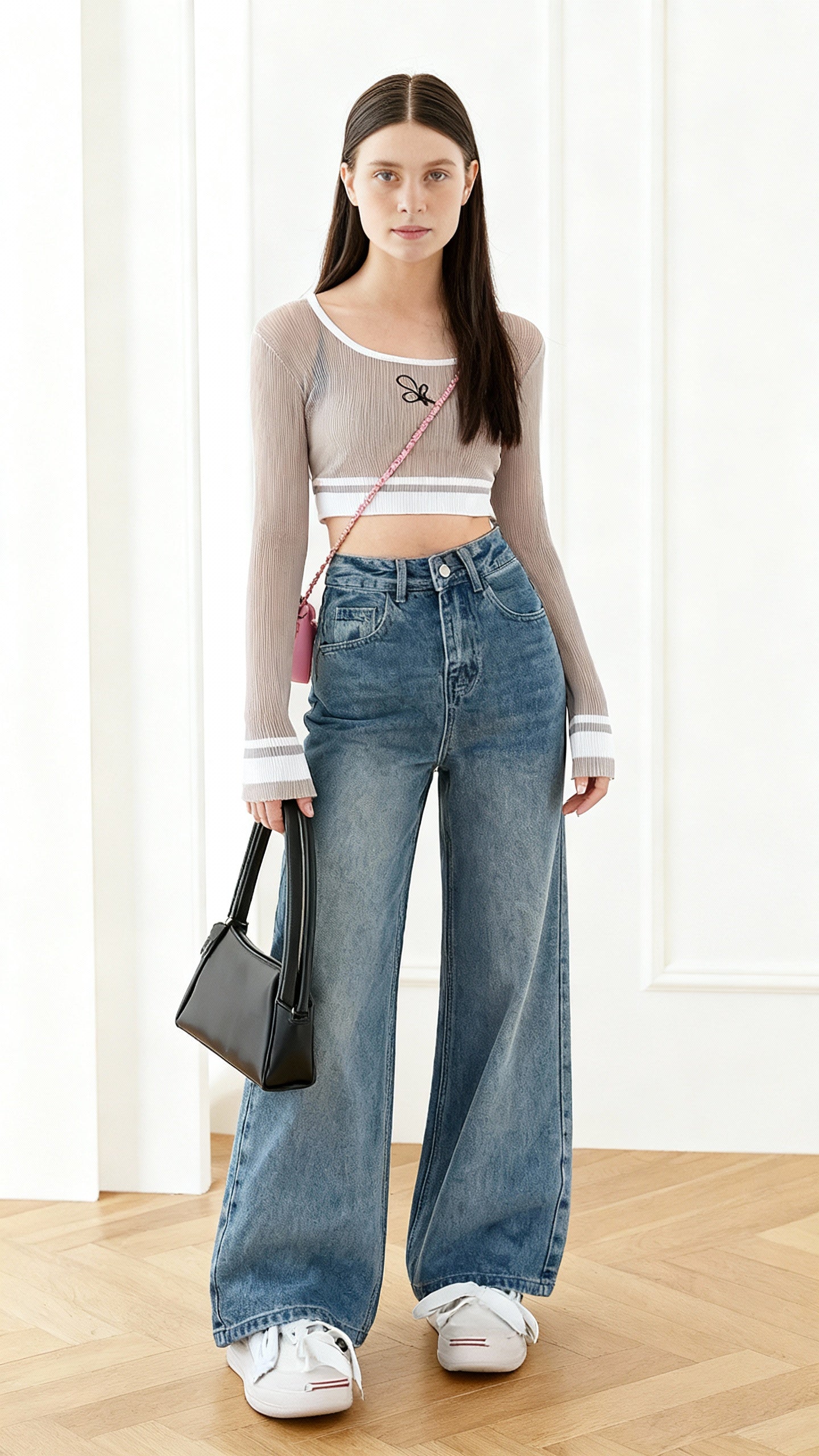 QUẦN JEAN NỮ SUÔNG ỐNG RỘNG - 429K
