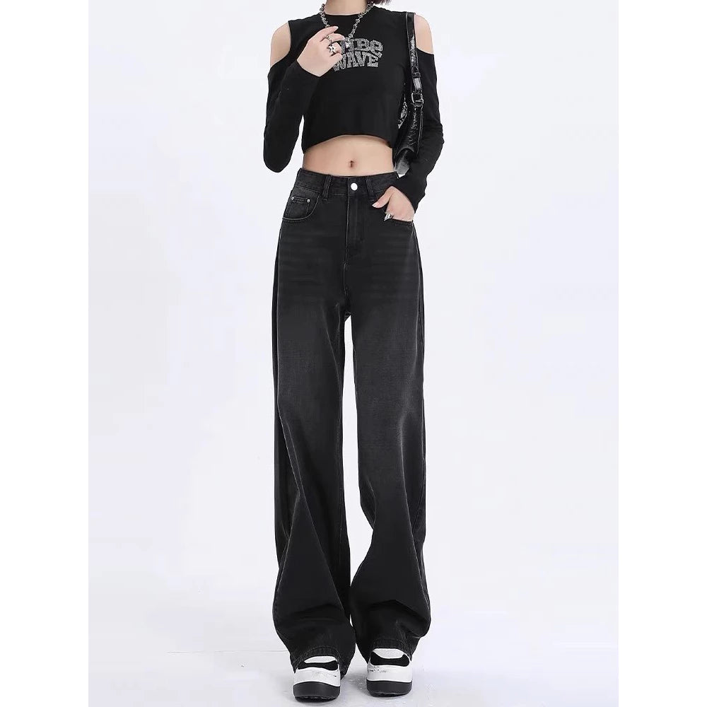 QUẦN JEAN NỮ SUÔNG ỐNG RỘNG - 429K