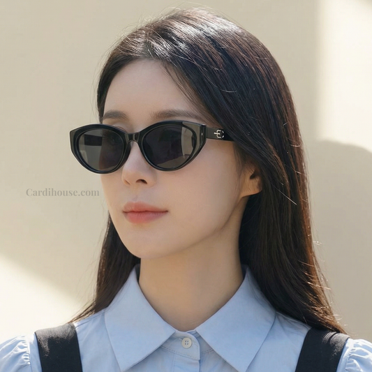 Kính mắt mèo nữ CARDI Bella Cat gọng đen cao cấp
