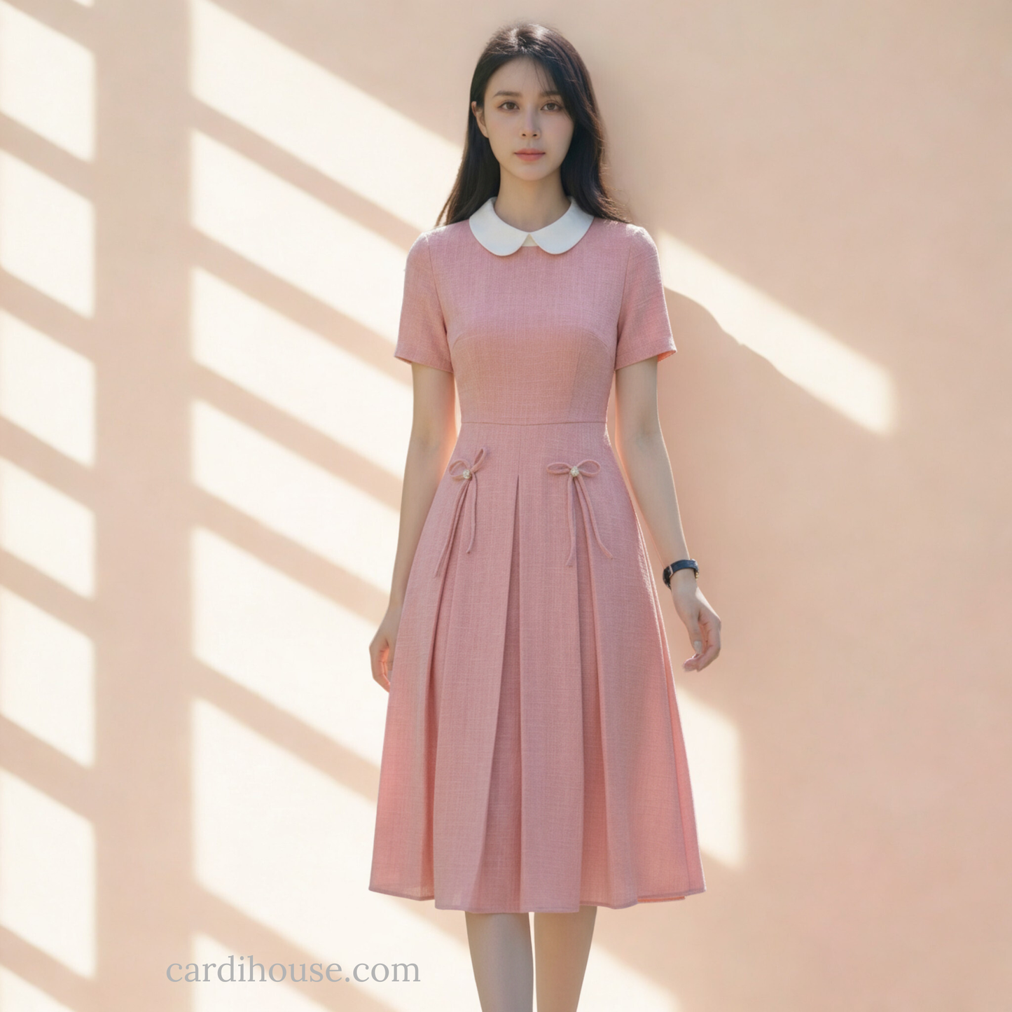 ĐẦM DÁNG DÀI THANH LỊCH CH-DR003