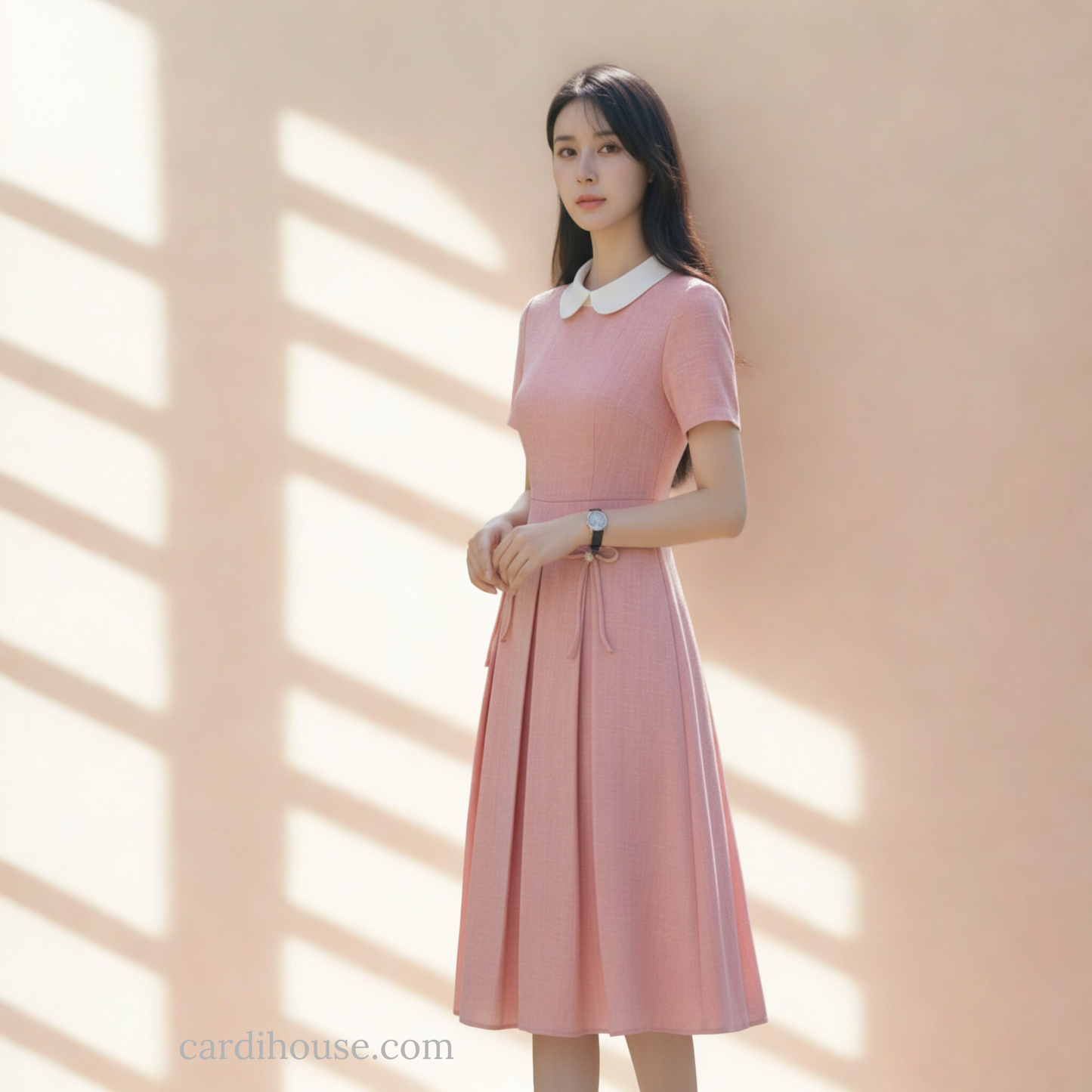 ĐẦM DÁNG DÀI THANH LỊCH CH-DR003